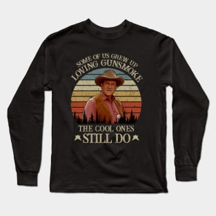 Vintage 60s Style Movie Film For Fan Long Sleeve T-Shirt